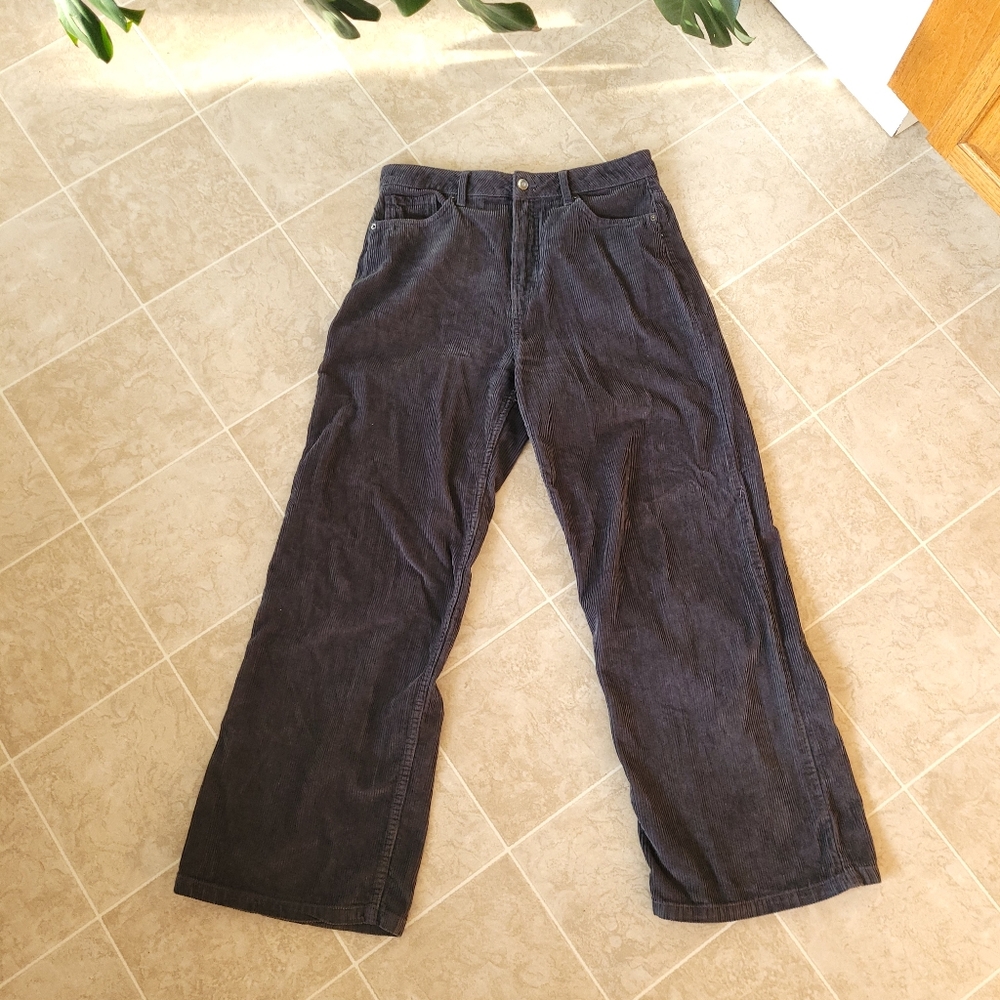 Dark Grey Vintage Corduroy Jeans